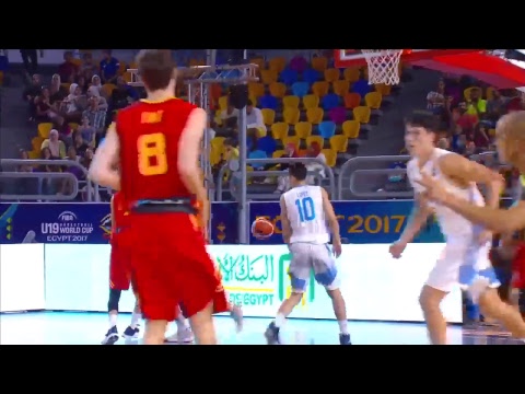PERFORM: Argentina v Spain - Quarter-Final - FIBA U19 Basketball World Cup 2017