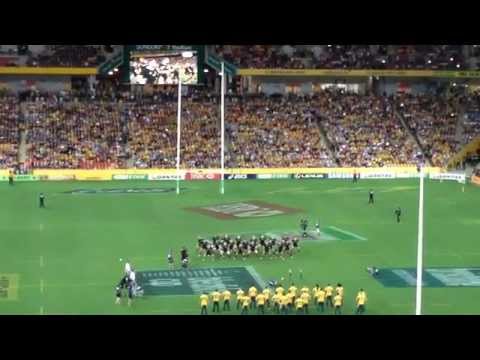 Wallabies VS All Blacks (18/10/2014) - Haka