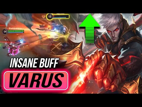 WILD RIFT VARUS GOT BUFFED AND IS INSANE ON THE NEW PATCH