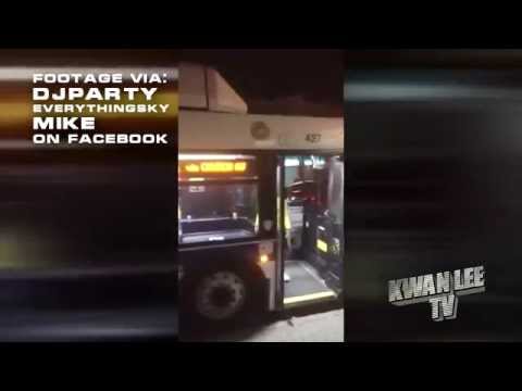 Raw Footage: Lady Spits On MTA Bus Opeator In Brooklyn