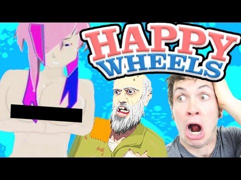 Happy Wheels - NAKED ANIME GIRL from Tobuscus.