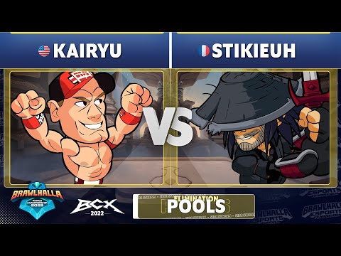 Kairyu vs. Stikieuh - Elimination Pools - Brawlhalla World Championship 2022