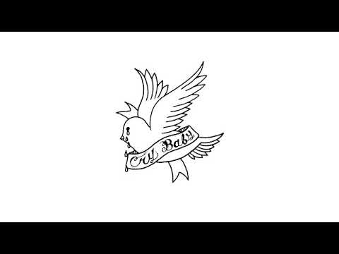 lil peep - white tee