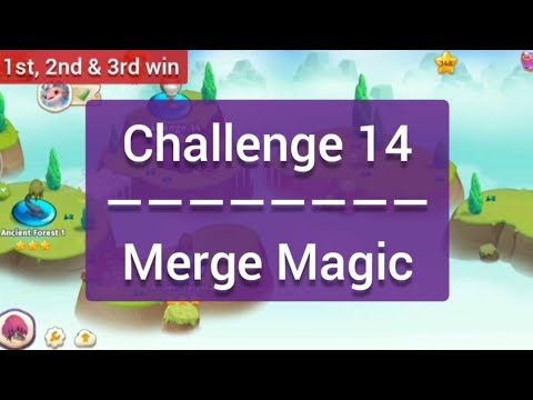Challenge 14 Merge Magic • 1st, 2nd & 3rd win - YouTube