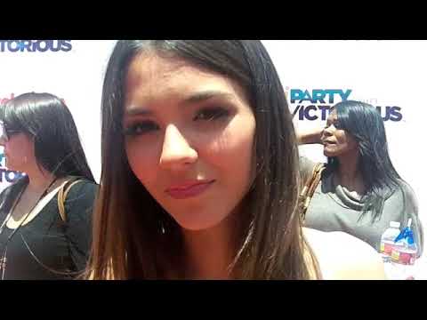 VICTORIA JUSTICE at the iParty with Victorious Premiere!