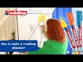 Marker flipchart edding Ecoline 385, corp din plastic reciclat, varf pensula flexibil, 1-5 mm, argintiu/gri
