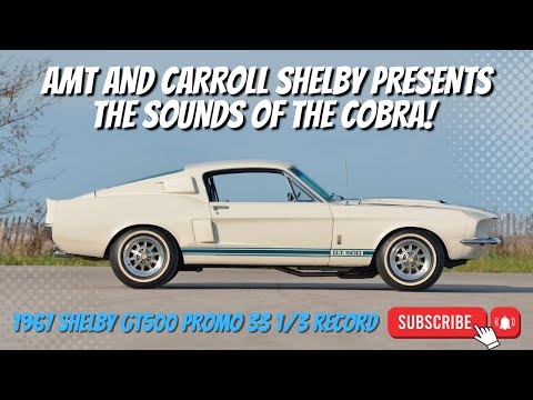 Thumbnail for AMT and Carroll Shelby Presents The Sounds Of The Cobra! Rare Record Album! #shelbygt500 by Ford Mustang, Car, Muscle car