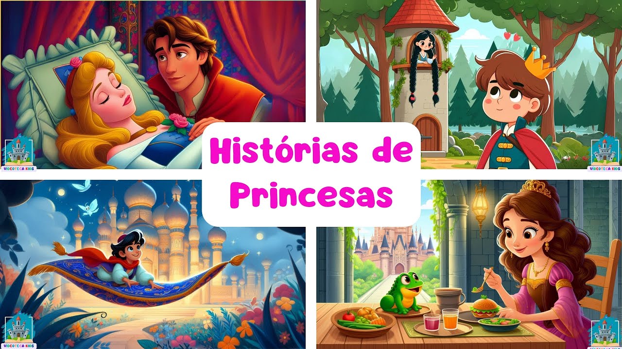 História Infantil - PRINCESAS | #historiainfantilparadormir #livrosinfantis #historinha #princesas