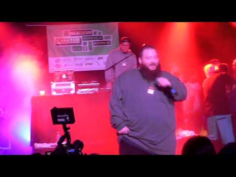 Action Bronson - Bird On A Wire ft/ Riff Raff (Live 3-15-2013 @ SxSw)