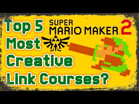 Top 5 Most Creative Zelda/Link Levels in Super Mario Maker 2!