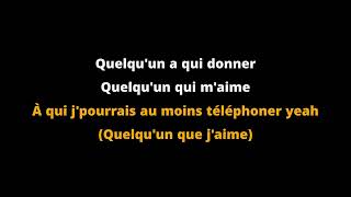 Quelqu'un que j'aime , quelqu'un qui m'aime - Céline Dion  - karaoke