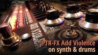 Video thumbnail for JPTR-FX Add Violence on synth and drums (no talk) by Richard DeHove