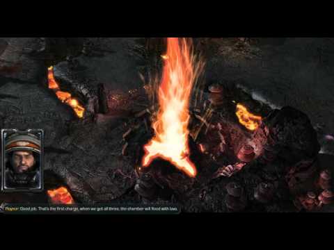 StarCraft II Wing of Liberty - Full Campaign - Mission 25b - Belly of the Beast [FULL HD]