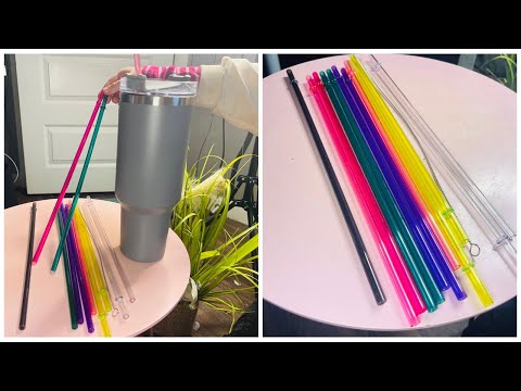 Extra long Straws | very good for big bottles and tumblers