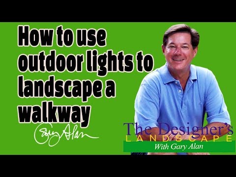 How to use lighting to landscape a walkway Designers Landscape#624