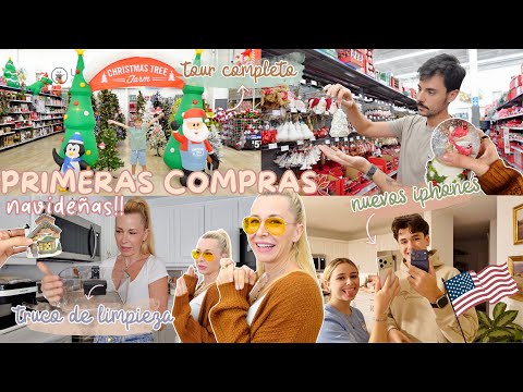 🇺🇸 Primeras compras NAVIDEÑAS 🎄Todo lo que encuentras en Walmart en NAVIDAD 😱 Nuevo IPHONE 17 VLOG