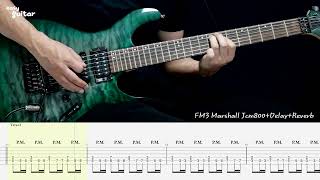 Helloween - Eagle Fly Free Guitar Lesson With Tab Part.1(Slow Tempo)re-upload