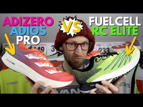 New Balance Fuelcell RC Elite vs Adidas Adizero Adios Pro | Carbon plate race shoes of 2020 | eddbud