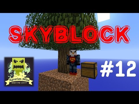 Agrarian Skies Skyblock #12 - Lava Generators - Hardcore Quests