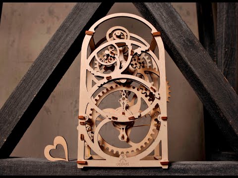 Ugears 3D Mechanical Puzzle Model Timer (20 Minutes) - Assembly Video | STEM Box Science DIY Kits