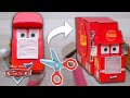 Learn How To Make Disney Cars Characters DIY Box Trucks Arts Crafts For Kids Pixar Cars