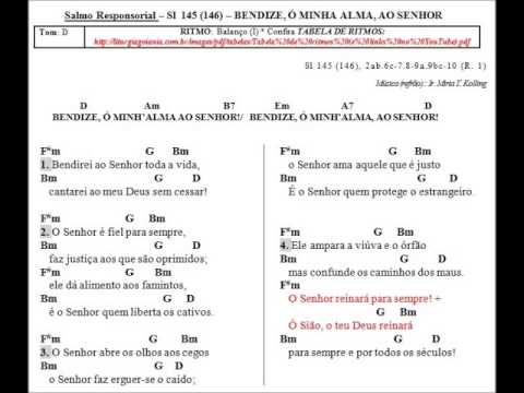 SAMO 145 (146) - BENDIZE, Ó MINHA ALMA