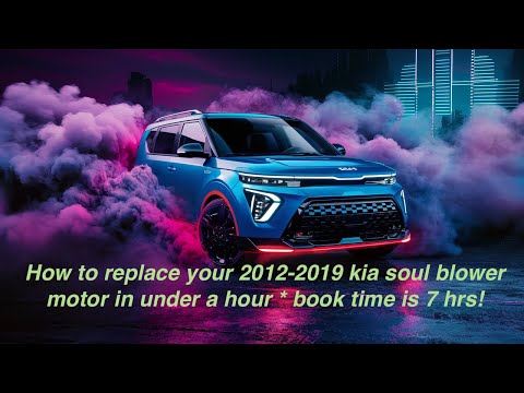 Replace A 2012-2019 Kia Soul Blower Motor In Less Than A Hour!