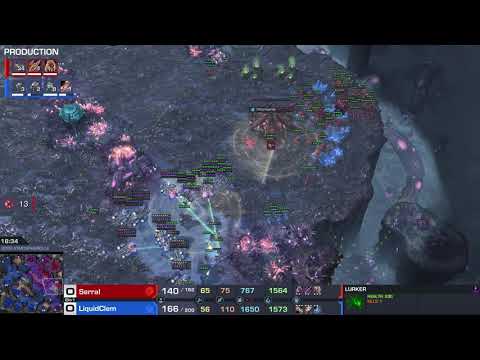 Late Game TvZ | LiquidClem vs. Serral on 2000 Atmospheres LE #Shorts
