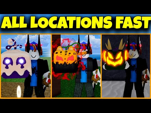 All Fruit Spawn locations on 1st sea - Updated 2024 - Blox Fruits