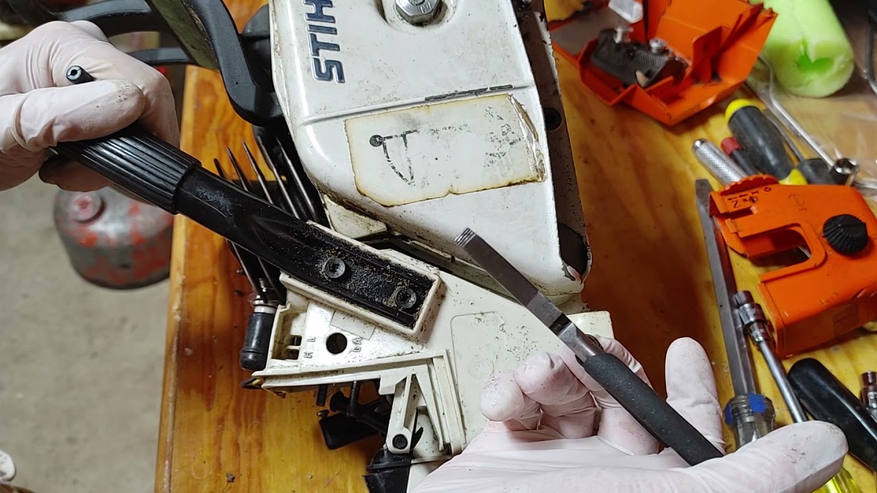 Stihl 024 AV Chainsaw Carb and Impulse Line Replacement