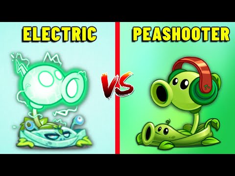 PVZ 2 | New Plant Power Vine & Electric Pea vs Pea Vine & Peashooter - Who Will Win?