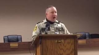 BREAKING: Paul D Laney claims water protectors want to arm vets, trigger PTSD. Provides no evidence.