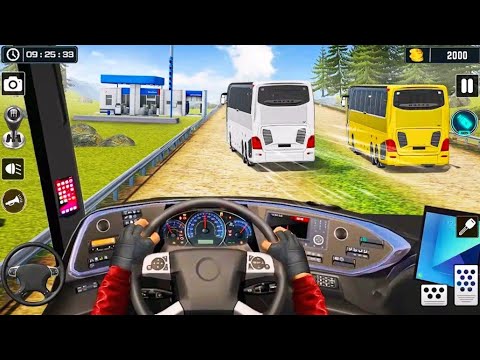 Mountain Climb Bus Racing 3D - Ultimate Offroad Bus Driving Simulator - Android GamePlay