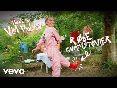 Malene Fra Villa Violvej - Røde Gummistøvler