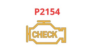 Meaning of OBD p2154