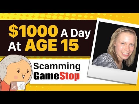 How I Made $1000/DAY At AGE 15 Scamming GameStop #storytime (How To Make Money As a Teenager) Video