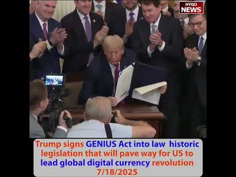 Trump: GENIUS Act named after me, never allow Central Bank Digital Currency, PROMISES KEPT!