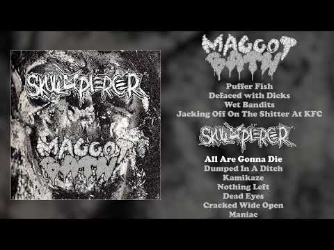 Maggot Bath / SKULLxPIERCER - split FULL ALBUM (2018 - Sludgecore-Grind / Noisegrind-Powerviolence)