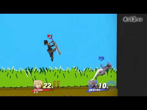 cloud vs mewtwo