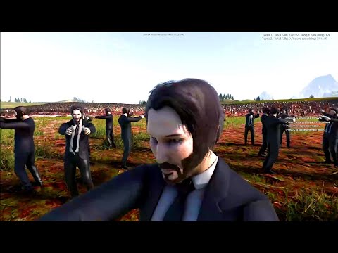 100 JOHN WICK SURROUNDED BY 1,000,000 PERSIANS | Ultimate Epic Battle Simulator 2 | UEBS2