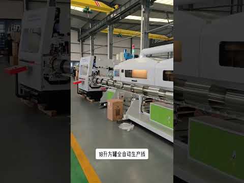 Máquina automática para fazer latas redondas