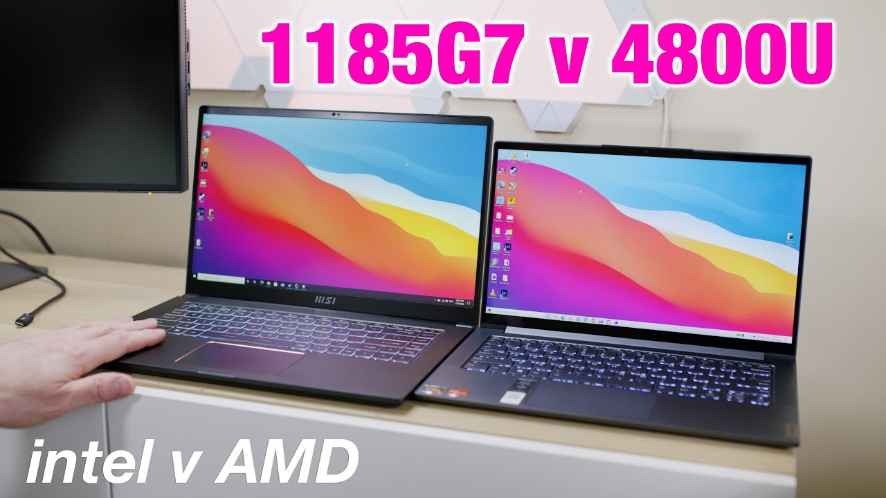 Intel 11th Gen v AMD 4000 Series - i7 1185G7 + Xe Graphics v Ryzen 7 4800U + Radeon Graphics