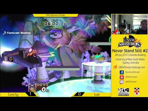 Never Stand Still #2 - Project M Winner's Final - Lux (Zelda) vs. Cunchy (Captain Falcon)
