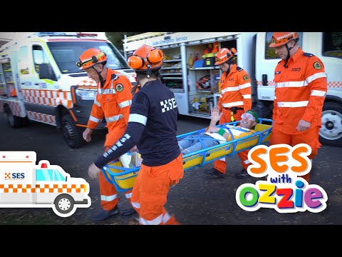 SES For Kids | Learn About The State Emergency Service With Ozzie | Flood and Fire Rescue
