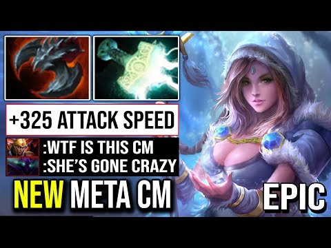 How to Build New Meta Carry Crystal Maiden with Max Attack Speed Items | Dota 2 Guide