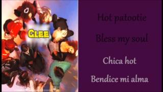 Glee: Hot Patootie  - Bless My Soul (Lyrics + Español)