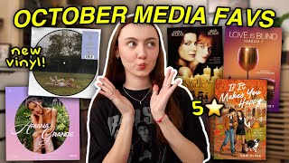 OCTOBER MEDIA FAVORITES! (5 star reads, movies, + vinyl haul)