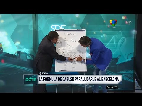 Show del futbol Caruso explica la formula para ganarle al barcelona