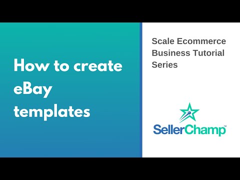 How to Create eBay Listing Templates