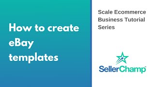 How to Create eBay Listing Templates